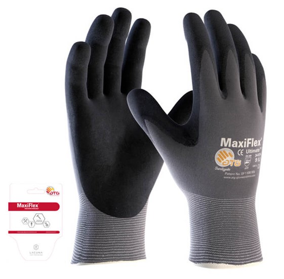 ATG rukavica MaxiFlex Ultimate premaz preko dlana vel. 9