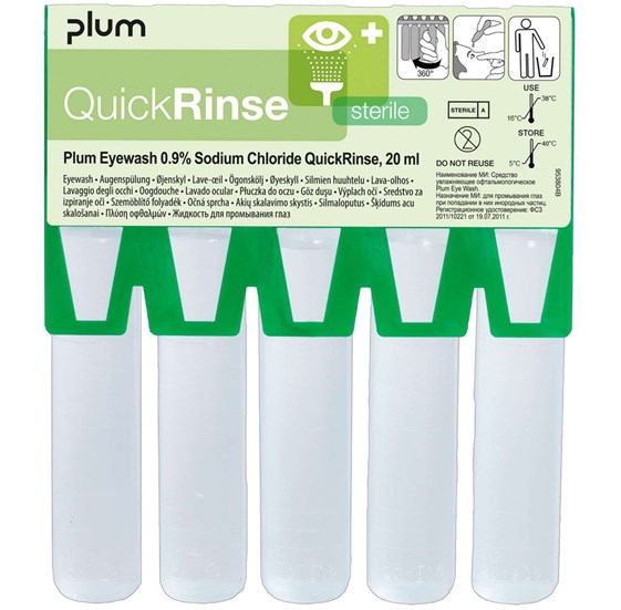 Pakiranje ampula za ispiranje rana i očiju QUICK RINSE