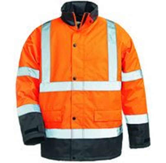 Signalizirajuća zaštitna Hi-viz parka ROADWAY narančasto/plava